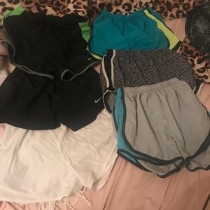6 pairs of S Nike tempo shorts